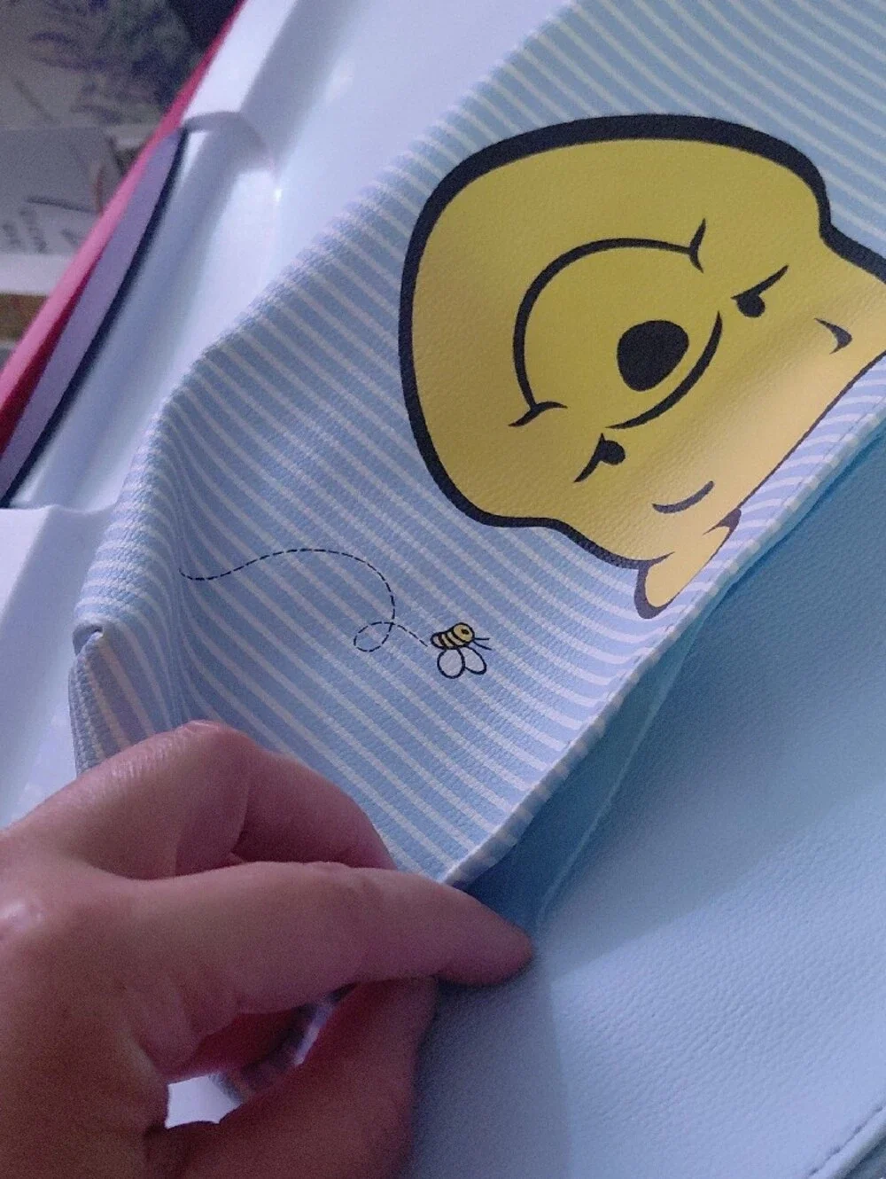Winnie the Pooh Blue Stripe Cosmetic Pouch Set